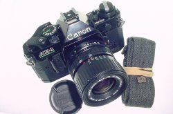 Canon AE-1 Program 35mm Film SLR Camera with Canon 35-70mm f/3.5-4.5 FD Zoom Lens