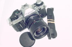 Canon AE-1 Program 35mm Film SLR Camera with Canon 35-70mm f/3.5-4.5 FD Zoom Lens