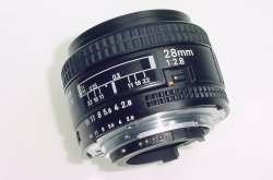 Nikon 28mm F/2.8 NIKKOR Wide Angle Auto Focus Lens - Excellent