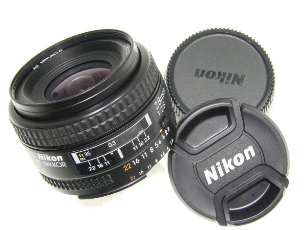 Nikon 28mm F/2.8 NIKKOR Wide Angle Auto Focus Lens