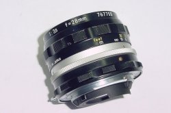 Nikon 28mm F/3.5 Auto NIKKOR-H Wide Angle Manual Focus Pre AI Lens - Excellent