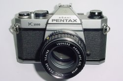 Pentax K1000 35mm Film SLR Manual Camera with Pentax-M 50mm F/1.4 SMC Lens