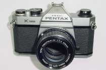 Pentax K1000 35mm Film SLR Manual Camera with Pentax-M 50mm F/1.4 SMC Lens