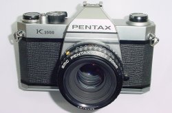Pentax K1000 35mm Film SLR Manual Camera + Pentax-A 50mm F/2 SMC Lens