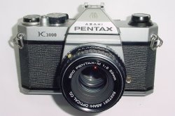 Pentax K1000 35mm Film SLR Manual Camera + Pentax-A 50mm F/2 SMC Lens