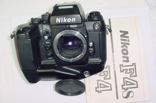 Nikon F4S 35mm Film SLR Manual Camera Body Date Back with Nikon MB-21