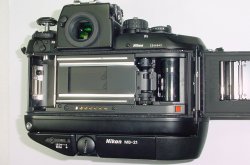 Nikon F4S 35mm Film SLR Manual Camera Body Date Back with Nikon MB-21