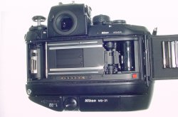 Nikon F4S 35mm Film SLR Manual Camera Body Date Back with Nikon MB-21