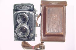 minolta AUTOCORD 120 Film Medium Format TLR Manual Camera ROKKOR 75/3.5 Lens