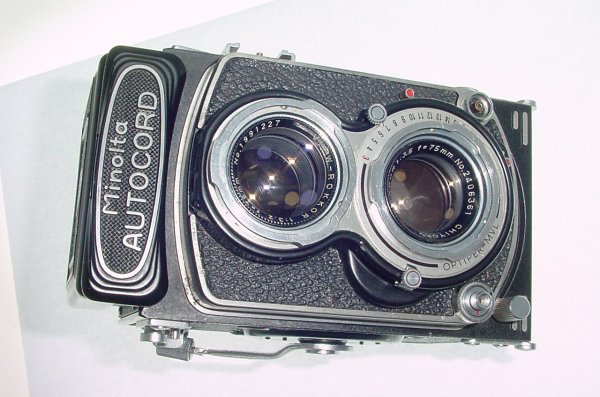 minolta Autocord 120 Film Medium Format TLR Manual Camera Rokkor 75/3.5 Lens