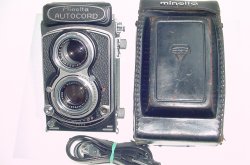 minolta Autocord 120 Film Medium Format TLR Manual Camera Rokkor 75/3.5 Lens