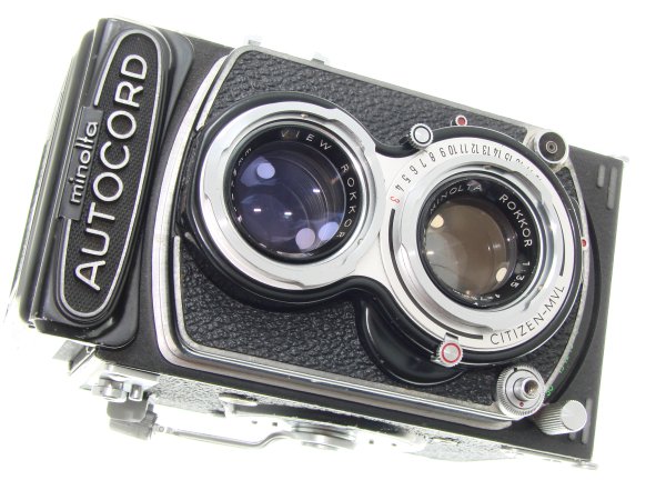 minolta Autocord 120 Film Medium Format TLR Manual Camera Rokkor 75/3.5 Lens