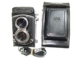 minolta Autocord 120 Film Medium Format TLR Manual Camera Rokkor 75/3.5 Lens