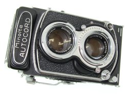 minolta Autocord 120 Film Medium Format TLR Manual Camera Rokkor 75/3.5 Lens