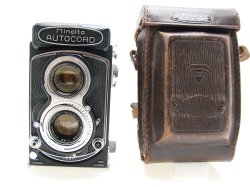 minolta Autocord 120 Film Medium Format TLR Manual Camera Rokkor 75/3.5 Lens