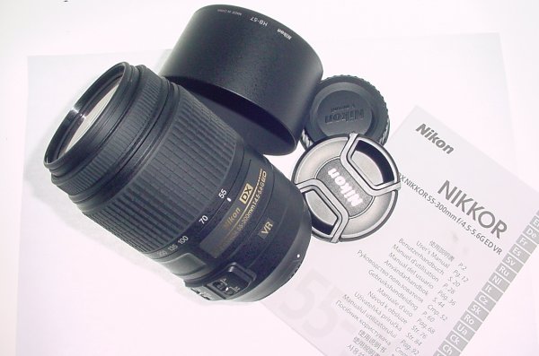 Nikon 55-300mm F4.5-5.6 AF-S VR Telephoto DX G ED AF Zoom Lens