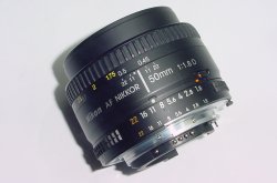 Nikon 50mm F/1.8 D NIKKOR AF Auto Focus Standard Lens - Mint