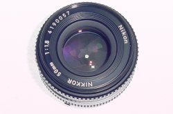 Nikon 50mm F/1.8 Nikkor AIs Standard Pancake Manual Focus Lens