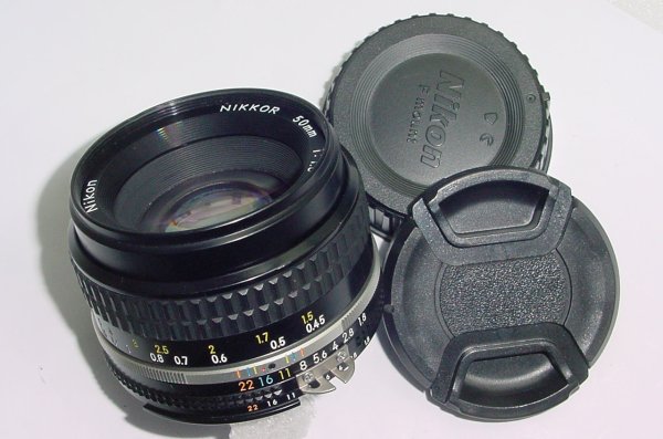 Nikon 50mm F/1.8 NIKKOR AIs Standard Manual Focus Lens - Excellent