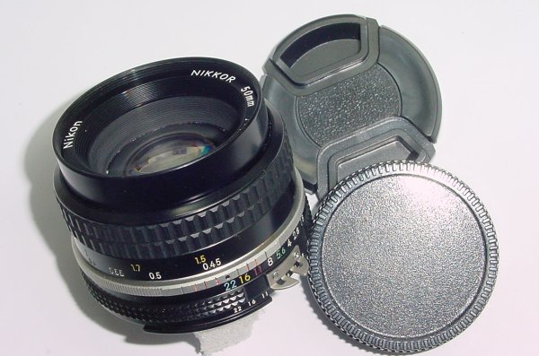Nikon 50mm F/1.8 NIKKOR AI Standard Manual Focus Lens - Excellent