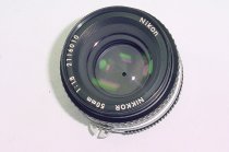Nikon 50mm F/1.8 NIKKOR AI Standard Manual Focus Lens - Excellent