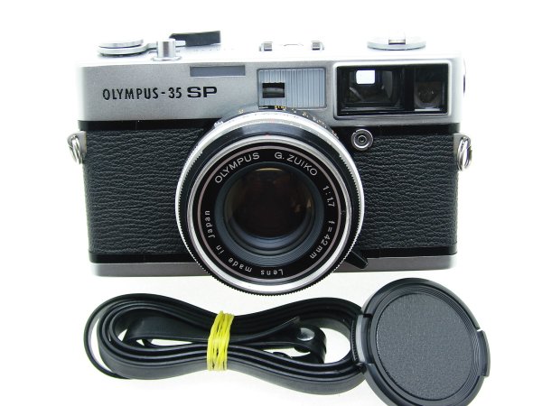 Olympus-35 SP 35mm Film Rangefinder Manual Camera 42mm F/1.7 G.Zuiko Lens