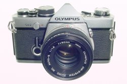 Olympus OM-2 35mm Film SLR Manual Camera + Olympus 50mm F/1.8 Zuiko Lens