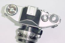 EXAKTA VX 1000 IHAGEE DRESDEN Film Camera + Carl Zeiss Jena 50/2.8 Pancolar Lens