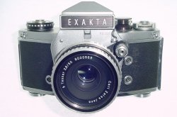 EXAKTA VX 1000 IHAGEE DRESDEN Film Camera + Carl Zeiss Jena 50/2.8 Tessar Lens