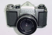 Pentax SV 35mm Film SLR Manual Camera with Carl Zeiss 50mm F/2.8 Jena DDR Lens