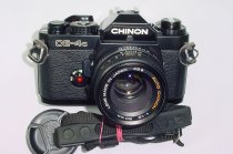 CHINON CE-4s 35mm Film SLR Manual Camera with CHINON 50mm F/1.7 MC Lens