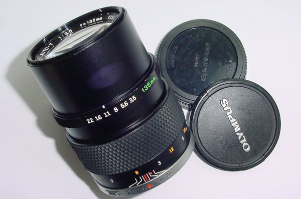 OLYMPUS 135mm F/3.5 ZUIKO AUTO-T OM-SYSTEM Manual Focus Portrait Lens