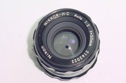 Nikon 50mm F/2 NIKKOR-H.C Auto Pre-AI Manual Focus Standard Lens - As Mint