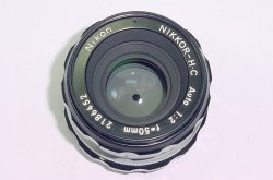 Nikon 50mm F/2 NIKKOR-H.C Auto Pre-AI Manual Focus Standard Lens - As Mint