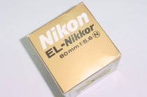 Nikon 80mm F/5.6 EL-NIKKOR 39mm Screw Mount Enlarger Lens - MINT