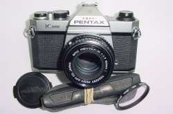 Pentax K1000 35mm Film SLR Manual Camera with Pentax-M 50mm F/1.7 SMC Lens