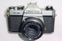 Pentax K1000 35mm Film SLR Manual Camera with Pentax-M 50mm F/1.7 SMC Lens