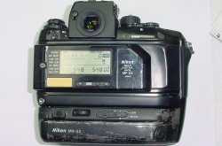 Nikon F4 35mm Film SLR Manual Camera Body Date Back MF-23 with Nikon MB-23 Grip