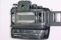 Nikon F4 35mm Film SLR Manual Camera Body Date Back MF-23 with Nikon MB-23 Grip