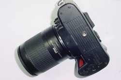 Nikon F75 35mm Film SLR Camera with Nikon 28-100mm f3.5-5.6 G Zoom Lens in Black