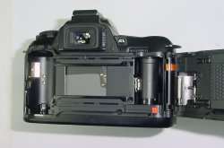 Nikon F75 35mm Film SLR Camera with Nikon 28-100mm f3.5-5.6 G Zoom Lens in Black