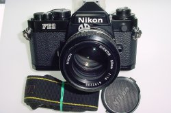 Nikon FE2 35mm Film SLR Manual Camera with Nikon 50mm f/1.4 NIKKOR Lens