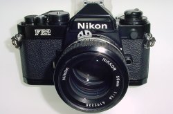 Nikon FE2 35mm Film SLR Manual Camera with Nikon 50mm f/1.4 NIKKOR Lens