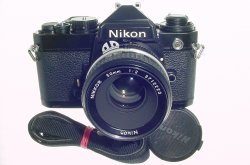 Nikon FE 35mm Film SLR Manual Camera + Nikon 50mm F/2 NIKKOR AI Lens