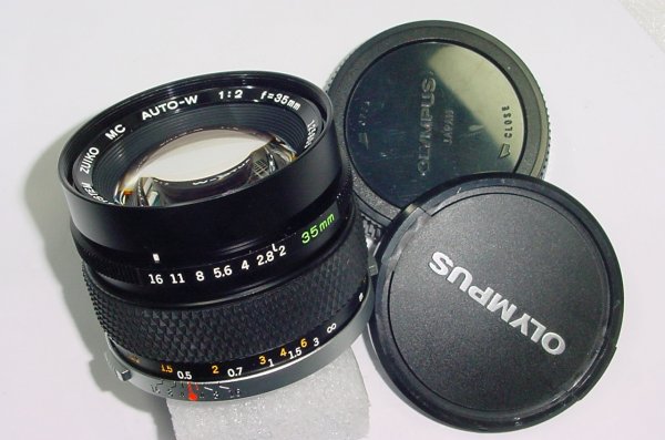 Olympus 35mm F/2 Zuiko MC Auto-W Wide Angle Manual Focus OM-System Lens