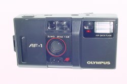 Olympus AF-1 35mm Film point & Shoot Compact Camera 35/2.8 AF Lens