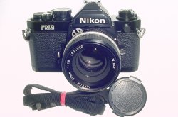 Nikon FM2N 35mm Film SLR Manual Camera with 50mm F/1.8 Nikkor AI Lens
