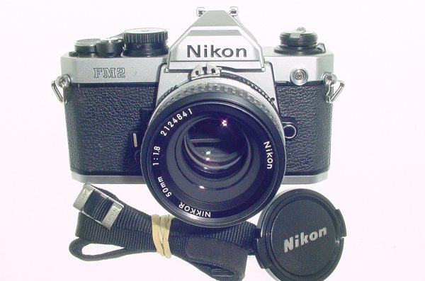 Nikon FM2N 35mm Film SLR Manual Camera with 50mm F/1.8 Nikkor AI Lens