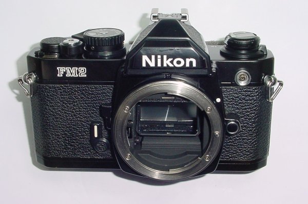Nikon FM2N Titanium Shutter 35mm Film SLR Manual Camera Body - Black Excellent