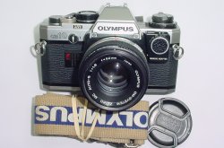 Olympus OM10 35mm Film SLR Manual Camera with Olympus 50/1.8 Zuiko Lens + MA